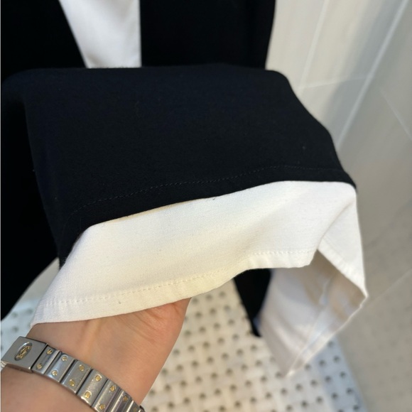 Cocktail dress with white details - Picture 4 of 7